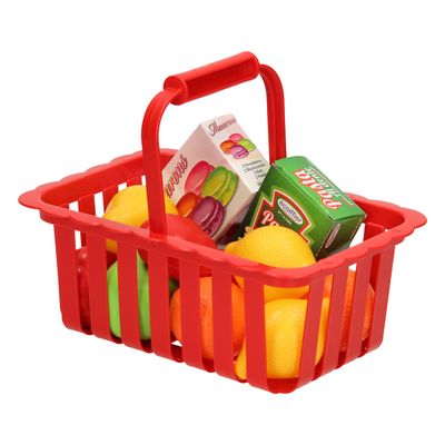 Ecoiffier 100% chef winkelmandje met accessoires