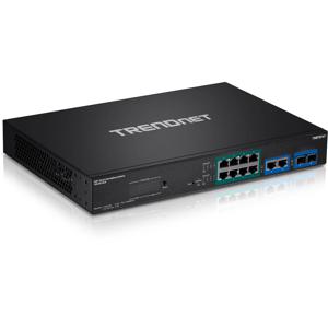 Trendnet TPE-3012LS netwerk-switch Managed Gigabit Ethernet (10/100/1000) Power over Ethernet (PoE) 1U Zwart