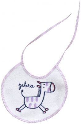Interbaby slabbetje Zebra junior 20 x 20 cm katoen Interbaby slabbetje Zebra junior 20 x 20 cm katoen