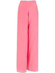 Amir Slama pantalon palazzo en soie - Rose