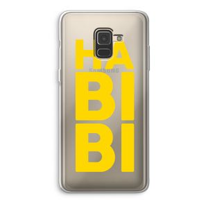 Habibi Majorelle : Samsung Galaxy A8 (2018) Transparant Hoesje