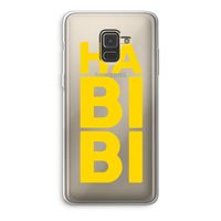 Habibi Majorelle : Samsung Galaxy A8 (2018) Transparant Hoesje