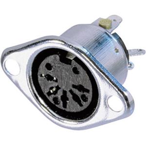 Rean AV NYS324 DIN-connector Flensbus, contacten recht Aantal polen: 3 Zilver 1 stuk(s)