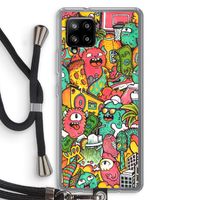 Vexx City: Samsung Galaxy A42 5G Transparant Hoesje met koord