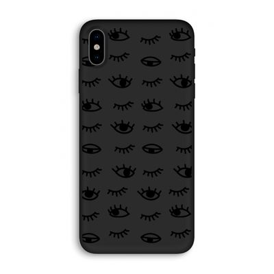 Eye pattern #2: iPhone XS Biologisch afbreekbaar hoesje