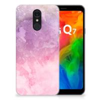 Smartphone hoesje LG Q7 Pink Purple Paint