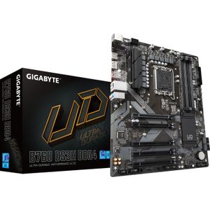 GIGABYTE B760 DS3H DDR4 moederbord RAID, Gb-LAN, Sound, ATX