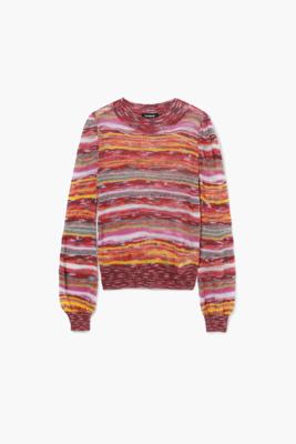 Gestreepte trui - RED - S