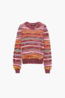 Gestreepte trui - RED - S