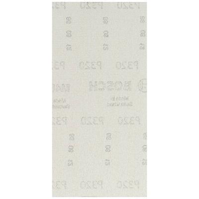 Bosch Accessories EXPERT M480 2608900750 Schuurnet voor vlakschuurmachine Ongeperforeerd Korrelgrootte (num) 320 (l x b) 186 mm x 93 mm 10 stuk(s)
