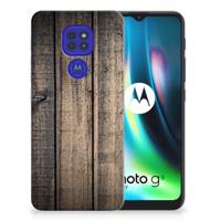 Motorola Moto G9 Play | E7 Plus | Bumper Hoesje | Steigerhout