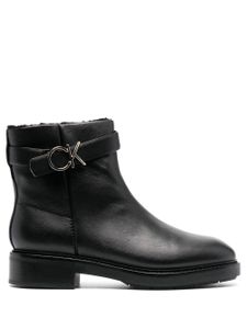 Calvin Klein bottines à boucle logo - Noir