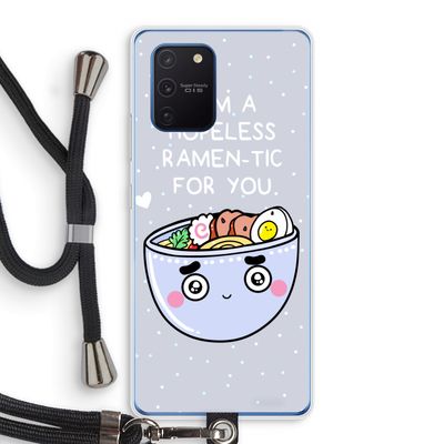 I'm A Hopeless Ramen-Tic For You: Samsung Galaxy Note 10 Lite Transparant Hoesje met koord