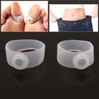 10 Pairs of Magnetic Losing Weight Toe Rings(White) 10 Pairs of Magnetic Losing Weight Toe Rings(White)