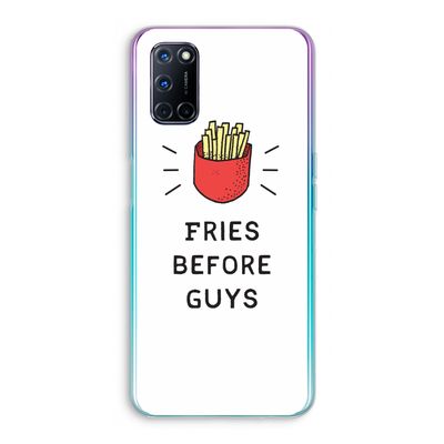 Fries before guys: Oppo A92 Transparant Hoesje