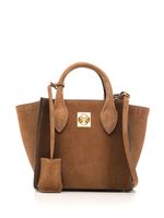 Ermanno Scervino mini sac cabas Maggie en daim - Marron - thumbnail