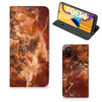 Samsung Galaxy M30s | M21 | Standcase | Marmer Bruin Samsung Galaxy M30s | M21 | Standcase | Marmer Bruin