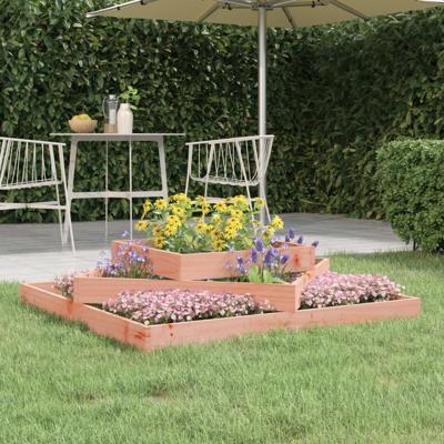 Plantenbak 112x112x27 cm massief douglashout