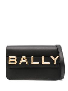 Bally sac en cuir à logo - Noir