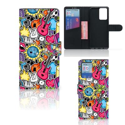 Xiaomi Redmi Note 10 Pro | Wallet Case | met Pasjes | Punk Rock