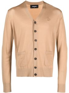 DSQUARED2 cardigan en laine vierge - Tons neutres