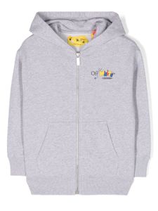 Off-White Kids hoodie Funny - Gris