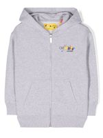 Off-White Kids hoodie Funny - Gris - thumbnail