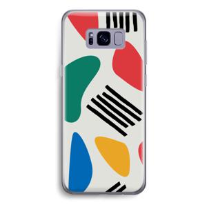 Illustratieve pop 1: Samsung Galaxy S8 Transparant Hoesje