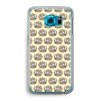 Slapende poes: Samsung Galaxy S6 Transparant Hoesje
