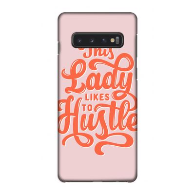 Hustle Lady: Samsung Galaxy S10 4G Volledig Geprint Hoesje