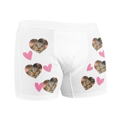 Onderbroek met foto - Wit - XL