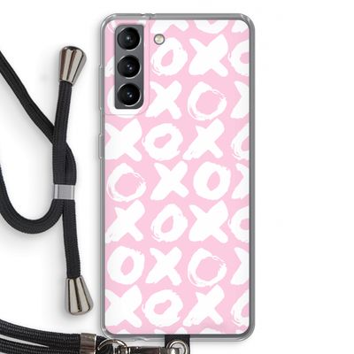 XOXO: Samsung Galaxy S21 Transparant Hoesje met koord