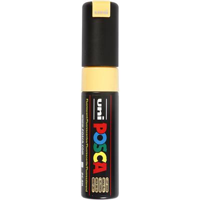 Uni-Posca Posca marker, afm pc-8k, lijndikte 8 mm, breed, fluo light orange, 1 stuk