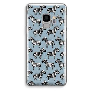 Zebra: Samsung Galaxy S9 Transparant Hoesje