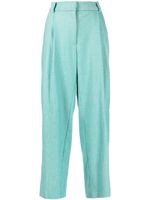 Mira Mikati pantalon droit en serge - Bleu - thumbnail