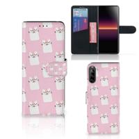 Sony Xperia L4 | Telefoonhoesje | Met pasjeshouder | Sleeping Cats