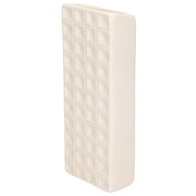 Gerimport Luchtbevochtiger - waterverdamper - radiator - wit - aardewerk - L8 x H20 cm