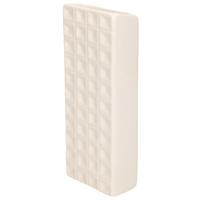 Gerimport Luchtbevochtiger - waterverdamper - radiator - wit - aardewerk - L8 x H20 cm