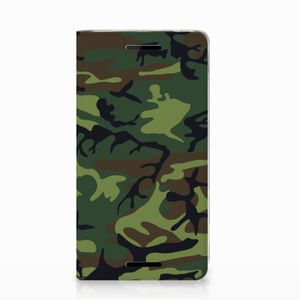 Nokia 2.1 2018 Hoesje met Magneet Army Dark