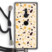 Terrazzo N°13: Sony Xperia XZ2 Transparant Hoesje met koord