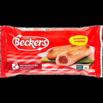 Beckers Worstenbroodjes 2 x 80 g bij Jumbo