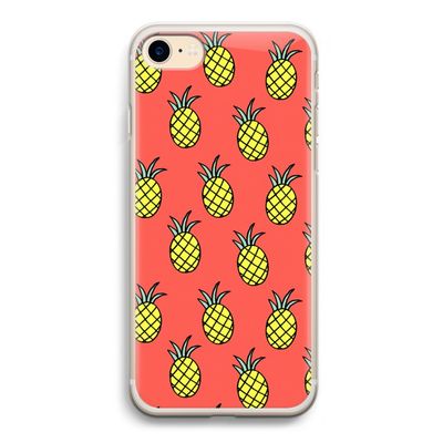 Ananas: iPhone 7 Transparant Hoesje