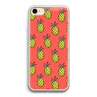 Ananas: iPhone 7 Transparant Hoesje