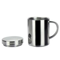 304 RVS dubbele isolatie koffie drinkmelk water mokken duurzame drinkbeker met deksel 400ml
