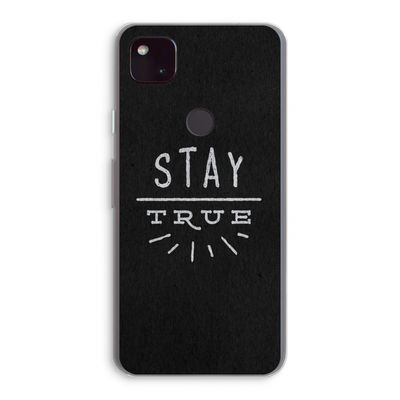 Stay true: Google Pixel 4a 5G Transparant Hoesje