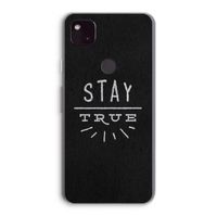 Stay true: Google Pixel 4a 5G Transparant Hoesje