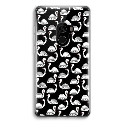 Zwanen: Xiaomi Mi Mix 2 Transparant Hoesje