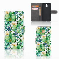 Nokia 3.1 (2018) Hoesje Orchidee Groen - thumbnail