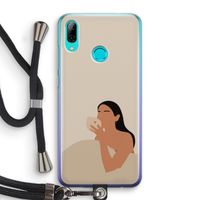 Fresh coffee: Huawei P Smart (2019) Transparant Hoesje met koord