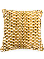 Soho Home x Pierre Frey coussin Les Ecailles en jacquard - Jaune